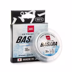 Леска монофильная зимняя Lucky John Basara Clear 030, 0.12 мм, 30 м