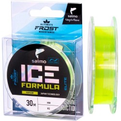 Леска монофильная зимняя Salmo Elite Ice Formula Fluo Yellow 030, 0.18 мм, 30 м