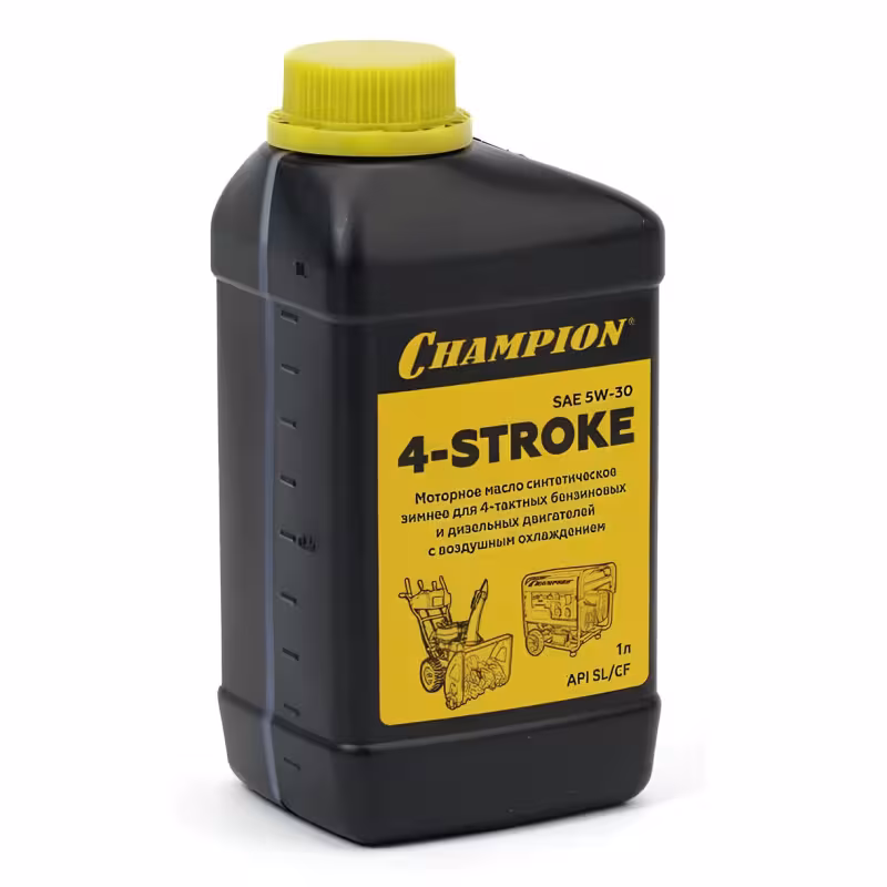 Масло моторное синтетическое для 4Т двигателей Champion 952856, 5W30, 1 л