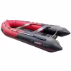 Надувная лодка ПВХ HunterBoat 450 ПРО, НДНД, красный