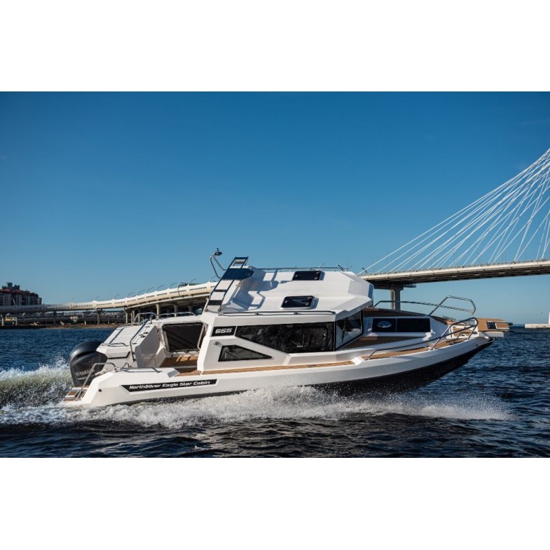 Лодка алюминиевая NorthSilver Star Cabin 655