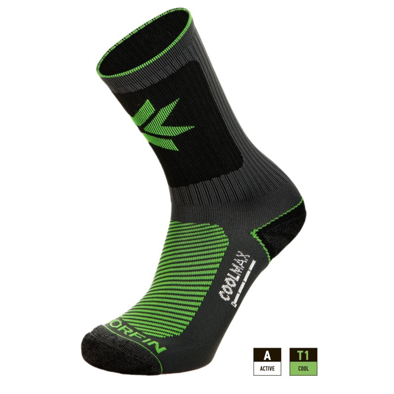 Термоноски Norfin T1A Element Active Coolmax Crew, серый, размер 39-41 (M)