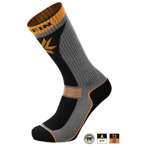 Термоноски Norfin T3A Nordic Merino Hiking Crew, серый, размер 45-47 (XL)