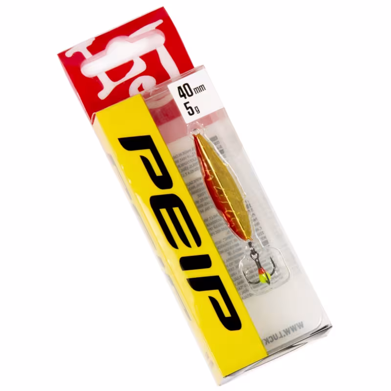 Блесна зимняя Lucky John Peip, 40 мм, 5 гр, цвет RG