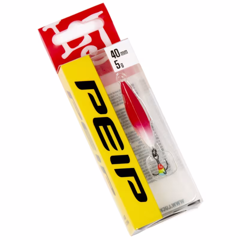 Блесна зимняя Lucky John Peip, 40 мм, 5 гр, цвет RW