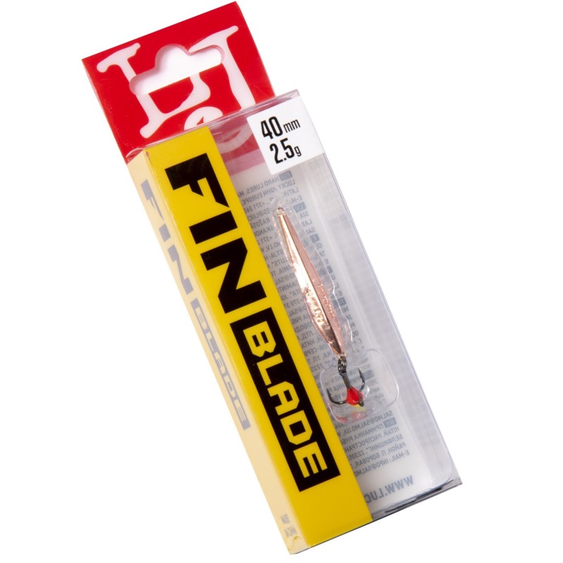 Блесна зимняя Lucky John Fin Blade, 40 мм, цвет SG