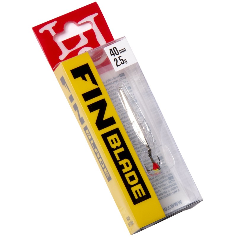 Блесна зимняя Lucky John Fin Blade, 40 мм, цвет S