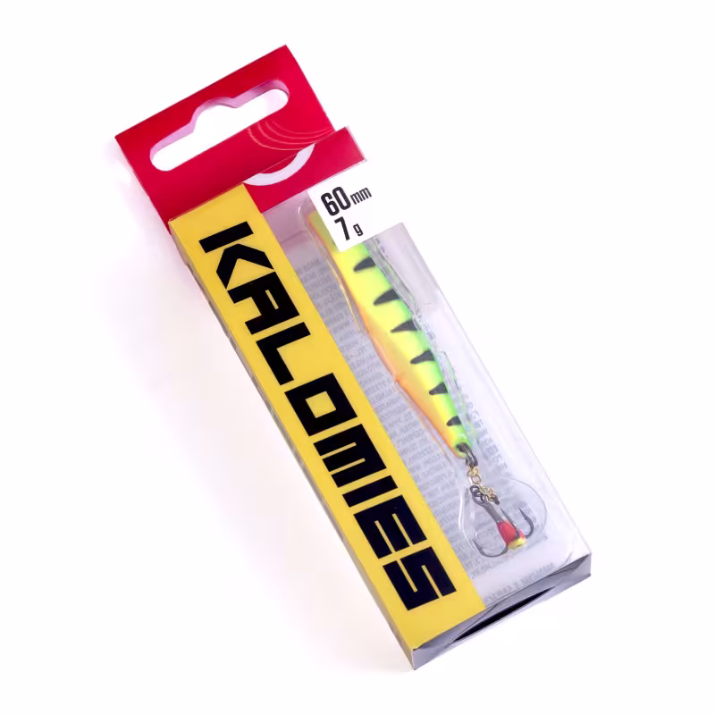 Блесна зимняя Lucky John Kalomies, 60 мм, цвет TIGER