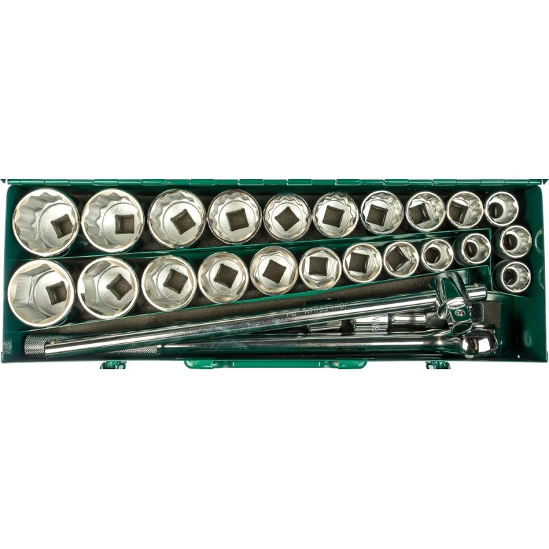 Набор торцевых головок Jonnesway S04H6327S, 3/4