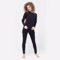 Комплект термобелья женский Finntrail Thermo-S Women 6305, черный, размер XXS