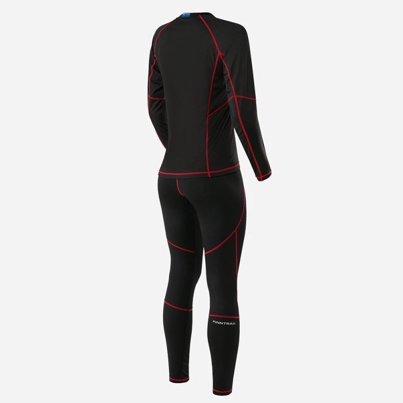 Комплект термобелья женский Finntrail Thermo-S Women 6305, черный, размер XXS
