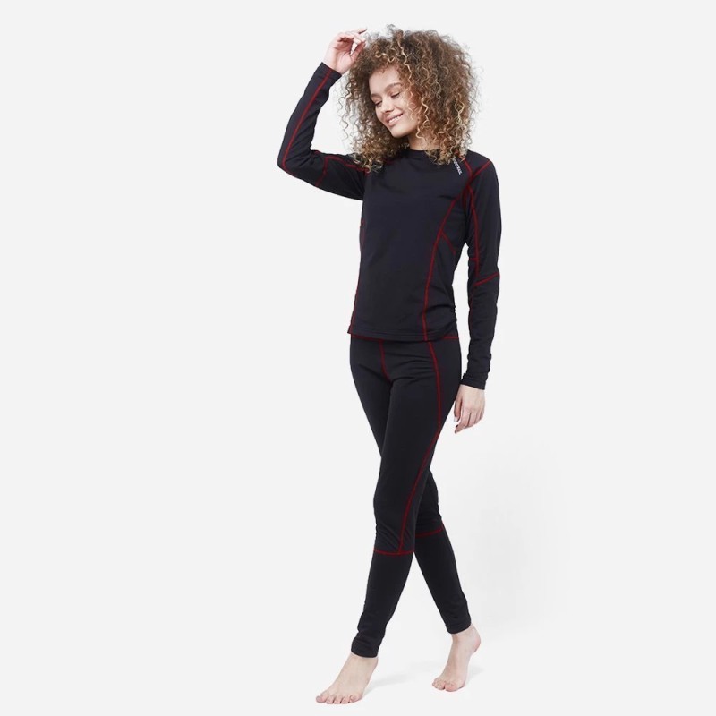 Комплект термобелья женский Finntrail Thermo-S Women 6305, черный, размер XXS