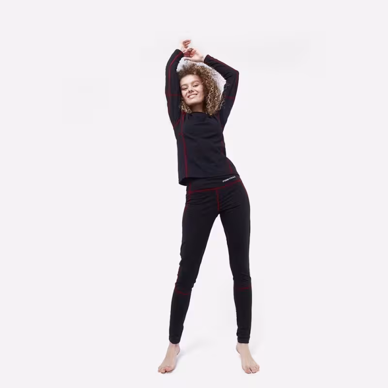 Комплект термобелья женский Finntrail Thermo-S Women 6305, черный, размер XXS