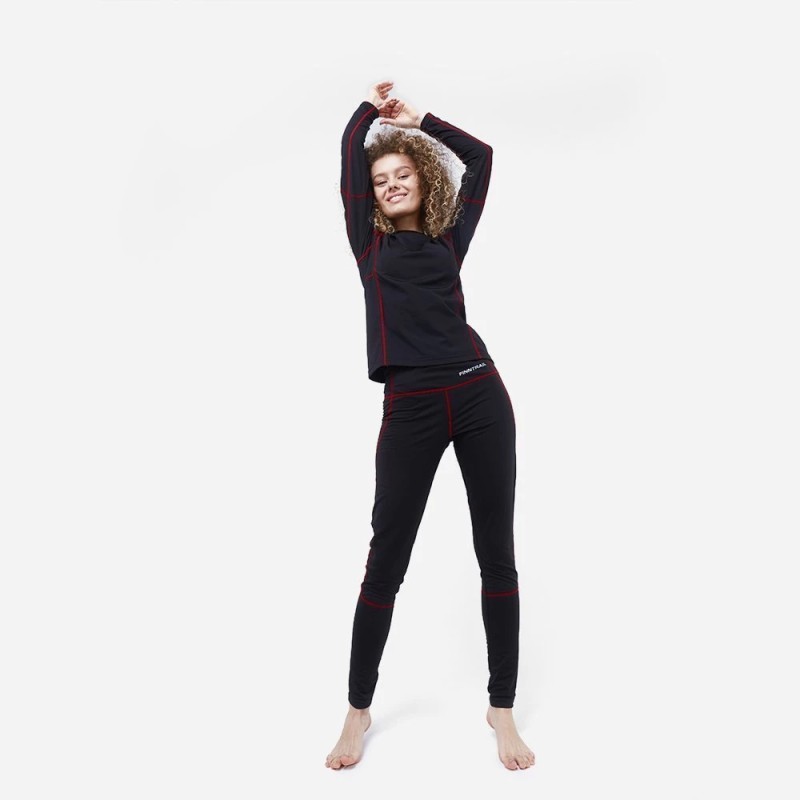 Комплект термобелья женский Finntrail Thermo-S Women 6305, черный, размер XXS