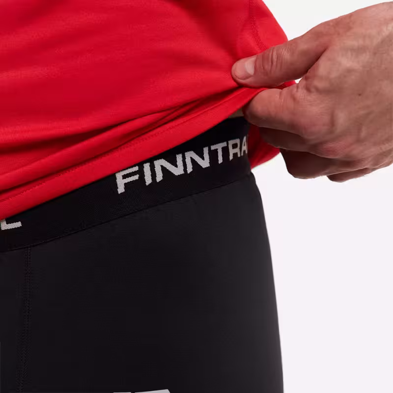 Комплект термобелья мужской Finntrail Tactic 6307, черный/красный, размер M