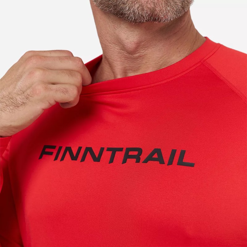 Комплект термобелья мужской Finntrail Tactic 6307, черный/красный, размер XL