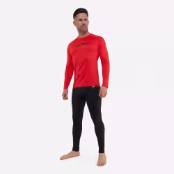 Комплект термобелья мужской Finntrail Tactic 6307, черный/красный, размер XXL