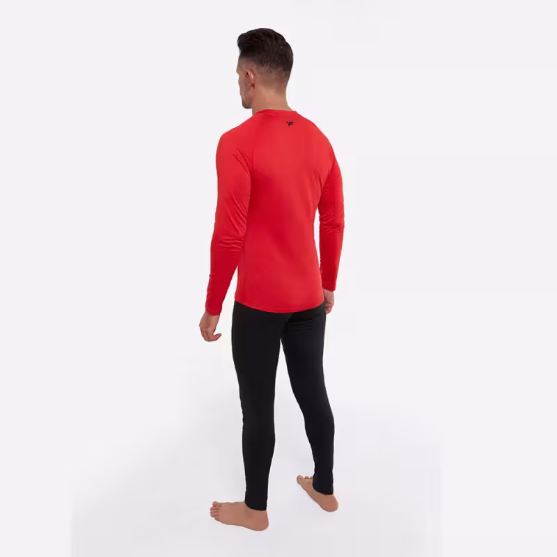 Комплект термобелья мужской Finntrail Tactic 6307, черный/красный, размер XXL