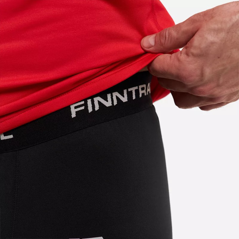 Комплект термобелья мужской Finntrail Tactic 6307, черный/красный, размер XXXL