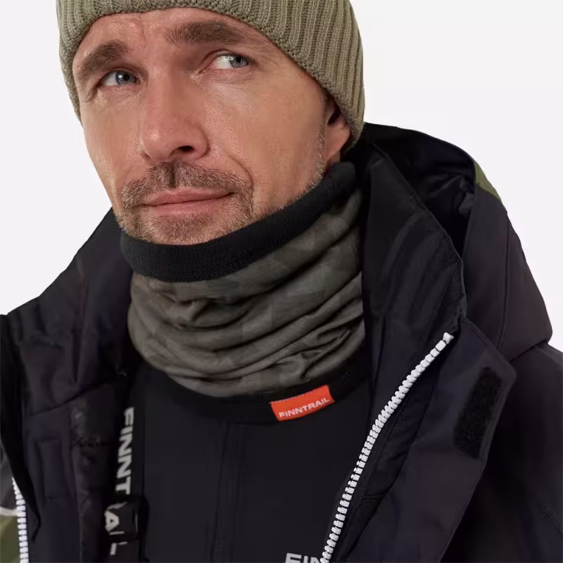 Шарф-бафф Finntrail Tube Pro 9802 CamoShadowGreen, полиэстер, серый камуфляж, размер универсальный