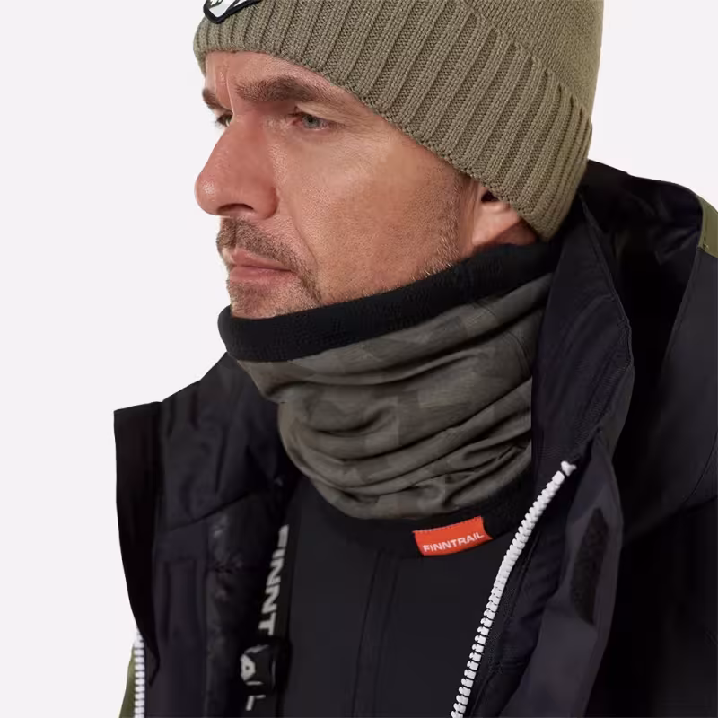 Шарф-бафф Finntrail Tube Pro 9802 CamoShadowGreen, полиэстер, серый камуфляж, размер универсальный