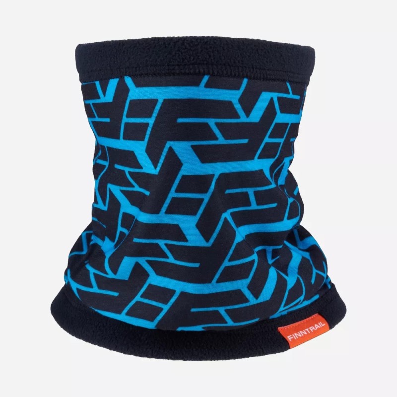 Шарф-бафф Finntrail Tube Pro 9802 GraphiteBlue, полиэстер, черный/синий, размер универсальный