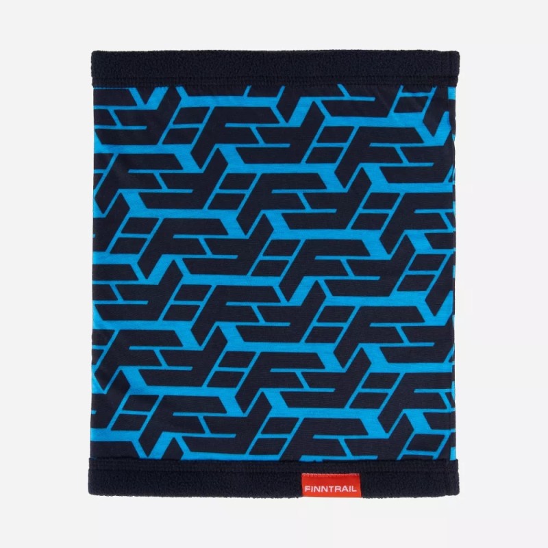 Шарф-бафф Finntrail Tube Pro 9802 GraphiteBlue, полиэстер, черный/синий, размер универсальный