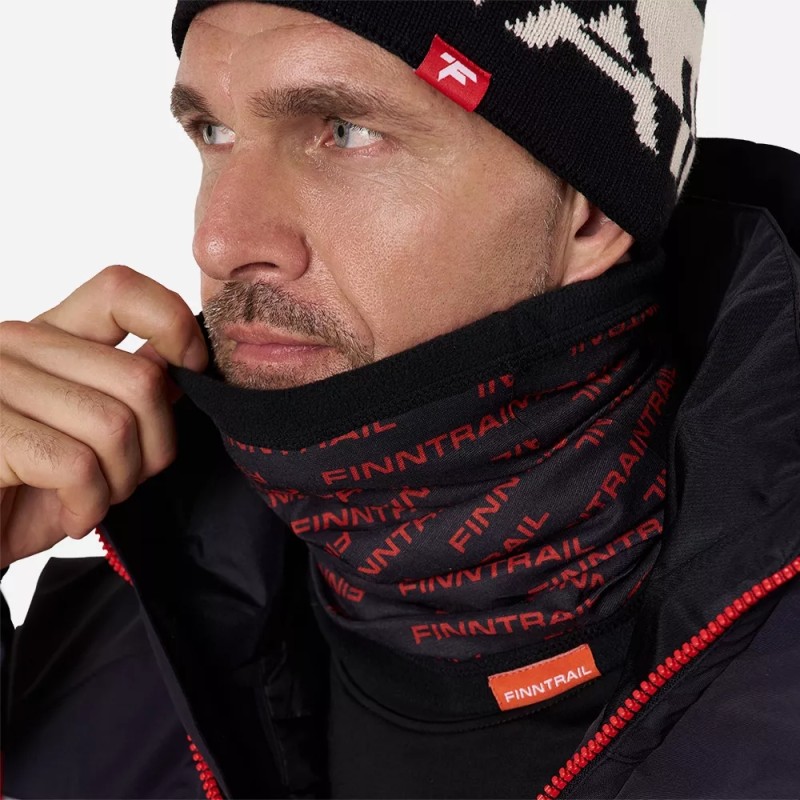 Шарф-бафф Finntrail Tube Pro 9802 GraphiteRed, полиэстер, черный/красный, размер универсальный
