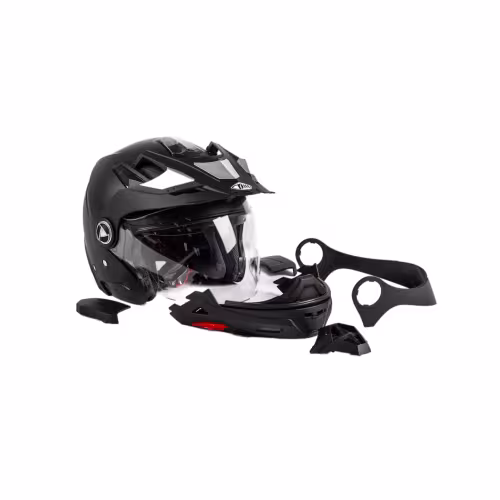 Мотошлем-трансформер THH TS-45, черный, размер S