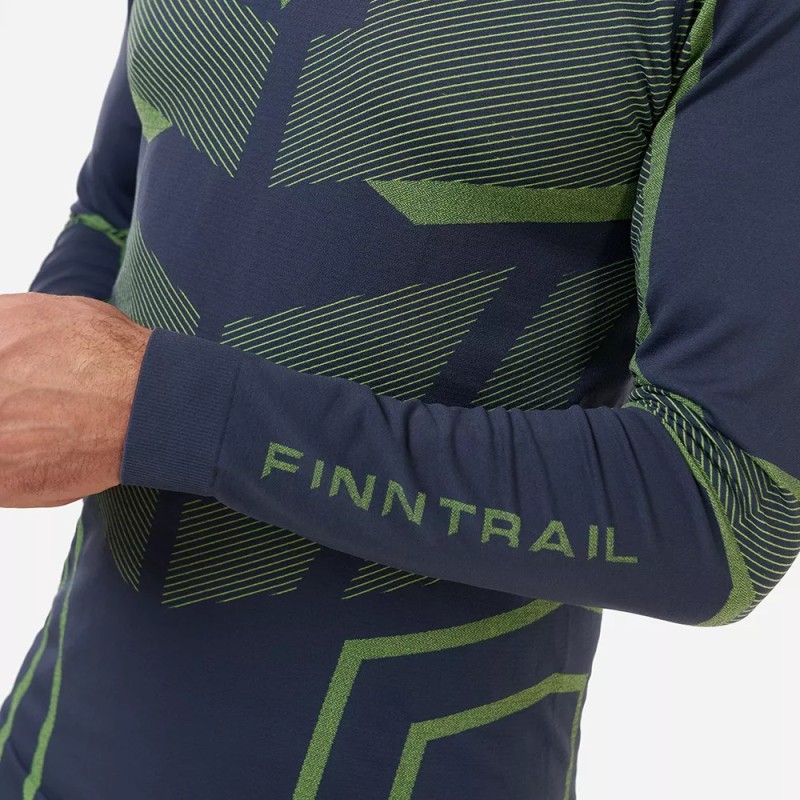 Комплект термобелья мужской Finntrail All Season 6206, зеленый, размер XS-S