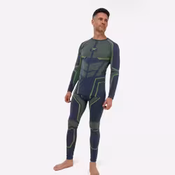 Комплект термобелья мужской Finntrail All Season 6206, зеленый, размер XL-XXL
