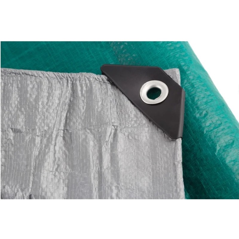 Тент хозяйственный Ecos 999086 6х4 м, зеленый