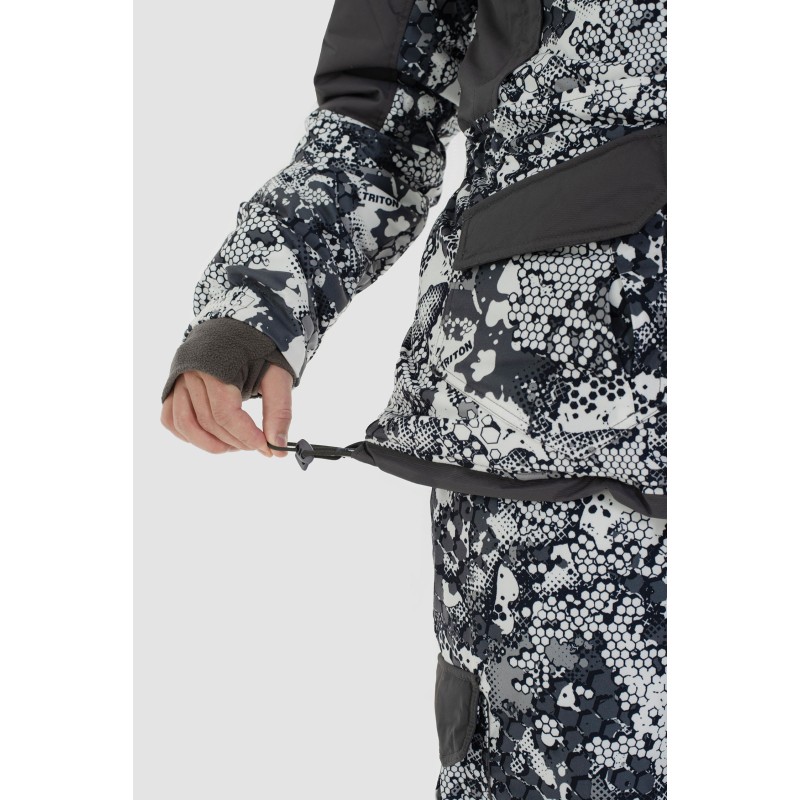 Костюм мужской Triton Gear Strong -40 ПК, ткань Алова, белый, размер 44-46, 170-176 см