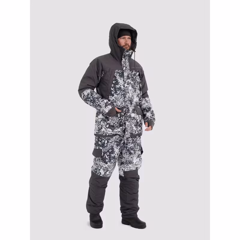 Костюм мужской Triton Gear Strong -40 ПК, ткань Алова, белый, размер 52-54, 170-176 см