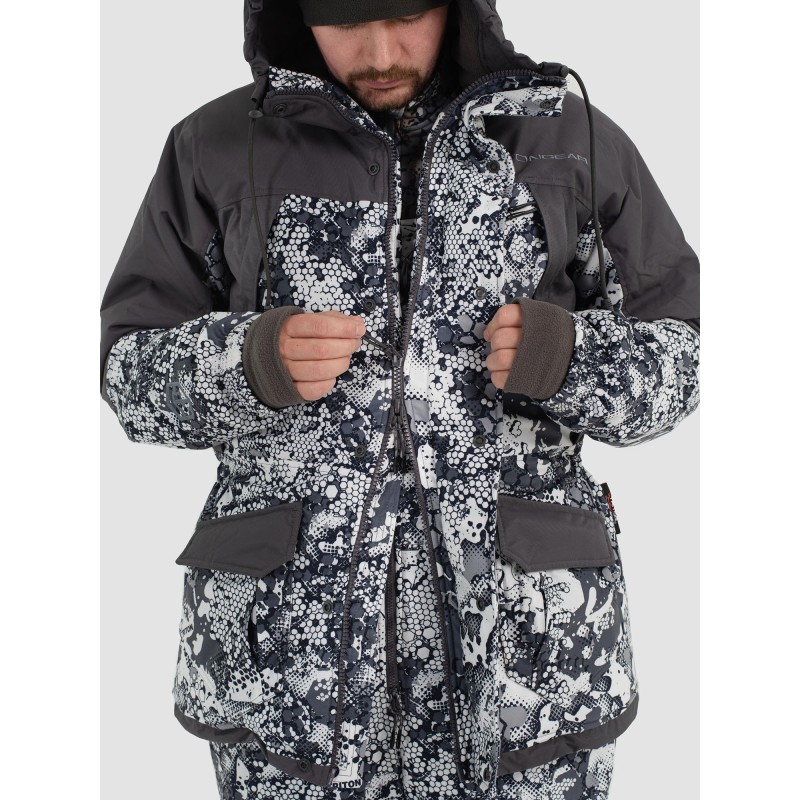 Костюм мужской Triton Gear Strong -40 ПК, ткань Алова, белый, размер 56-58, 170-176 см