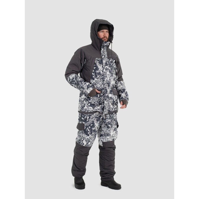 Костюм мужской Triton Gear Strong -40 ПК, ткань Алова, белый, размер 60-62, 170-176 см