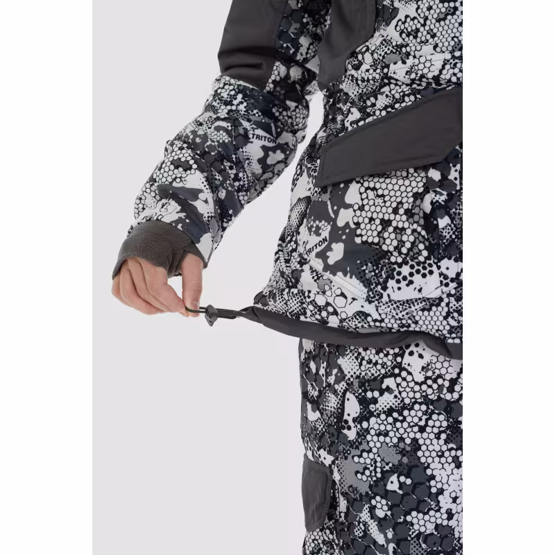 Костюм мужской Triton Gear Strong -40 ПК, ткань Алова, белый, размер 60-62, 170-176 см