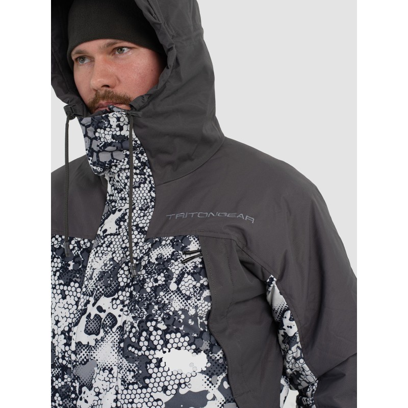 Костюм мужской Triton Gear Strong -40 ПК, ткань Алова, белый, размер 60-62,  182-188 см