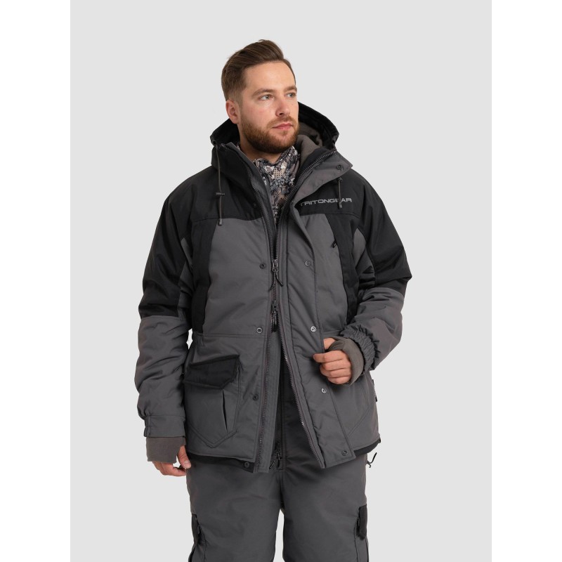 Костюм мужской Triton Gear Strong -40 ПК, ткань Таслан, серый, размер 44-46, 170-176 см