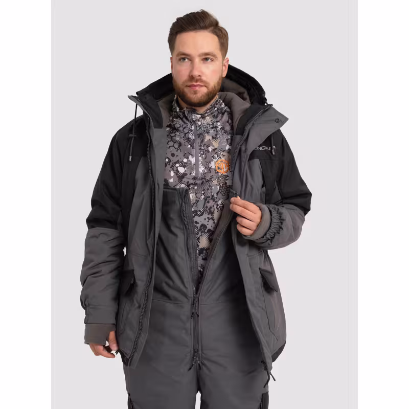 Костюм мужской Triton Gear Strong -40 ПК, ткань Таслан, серый, размер 60-62, 170-176 см