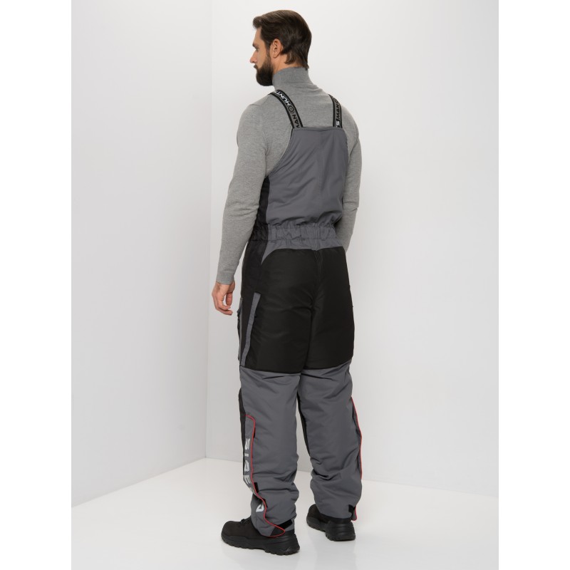 Костюм мужской Huntsman (Восток) Siberia, Breathable, серый/черный, размер 56-58, 170-176 см
