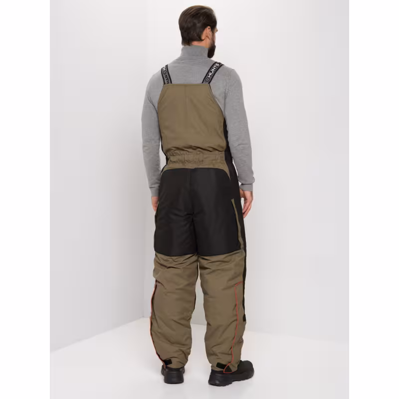 Костюм мужской Huntsman (Восток) Siberia, Breathable, хаки/черный, размер 52-54, 170-176 см