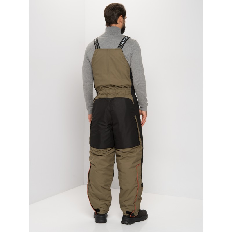 Костюм мужской Huntsman (Восток) Siberia, Breathable, хаки/черный, размер 56-58, 170-176 см