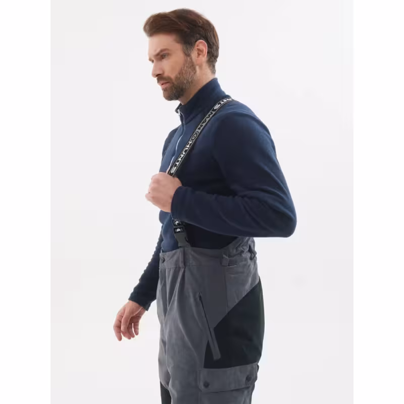 Костюм мужской Huntsman (Восток) Канада, ткань Финляндия, цвет cерый/черный, размер 44-46, 170-176 см