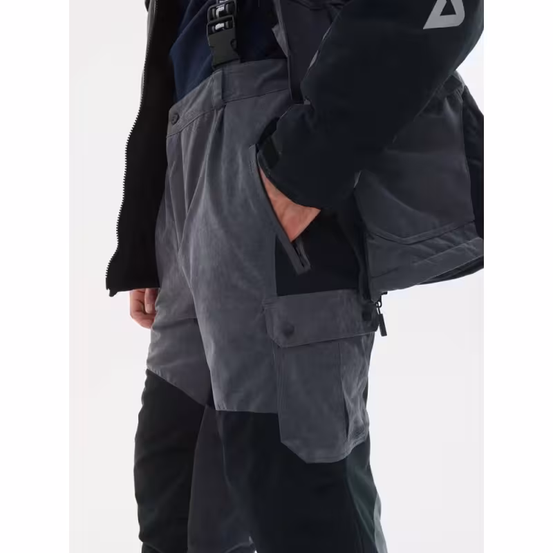 Костюм мужской Huntsman (Восток) Канада, ткань Финляндия, цвет cерый/черный, размер 48-50, 182-188 см