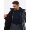 Костюм мужской Huntsman (Восток) Канада, ткань Финляндия, цвет cерый/черный, размер 52-54, 182-188 см
