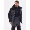 Костюм мужской Huntsman (Восток) Канада, ткань Финляндия, цвет cерый/черный, размер 52-54, 182-188 см