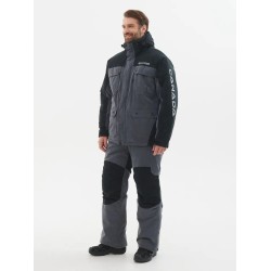 Костюм мужской Huntsman (Восток) Канада, ткань Финляндия, цвет cерый/черный, размер 56-58, 182-188 см