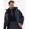 Костюм мужской Huntsman (Восток) Канада, ткань Финляндия, цвет cерый/черный, размер 56-58, 182-188 см