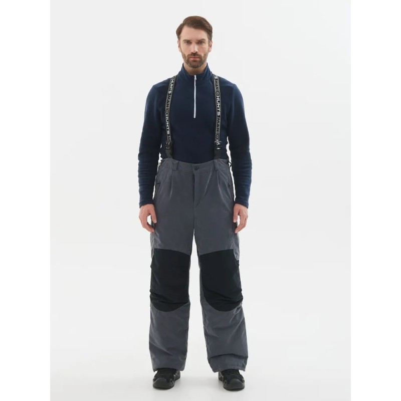 Костюм мужской Huntsman (Восток) Канада, ткань Финляндия, цвет cерый/черный, размер 60-62, 170-176 см